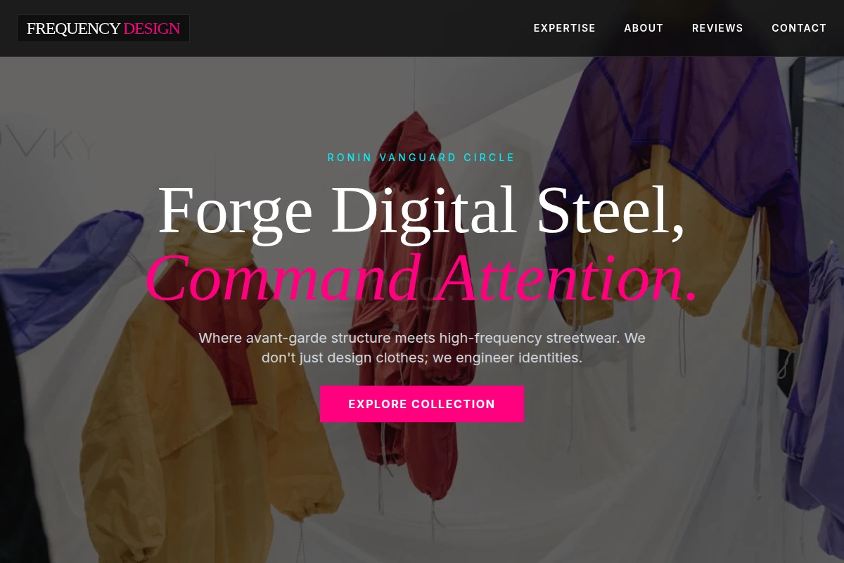 Frequency Fashion Design